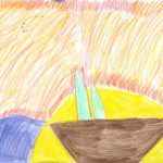 053_Livia_8J_Der Sonnenuntergang am Meer