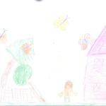 071_Nele Marie_8J_Schmetterling Wald