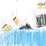 125_Luca Dominik_5J_Titanic beim Untergang
