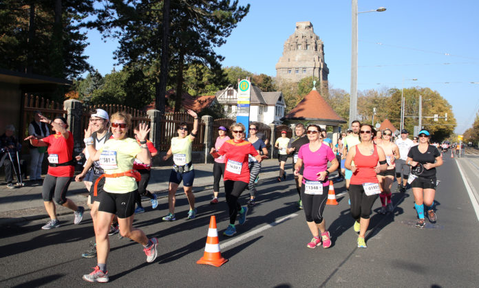 Halbmarathon am Vlkerschlachtdenkmal in Leipzig