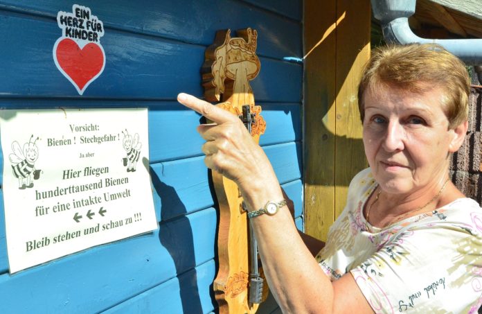 Reinhild Melcher konnte jeden sechsten Naunhofer davon überzeugen die Petition „Lass brummen“ zu unterschreiben. Foto: rd