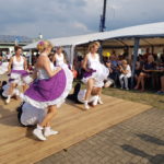 Boogie-Woogie-Gruppe mit viel Spa&szlig; beim Auftritt