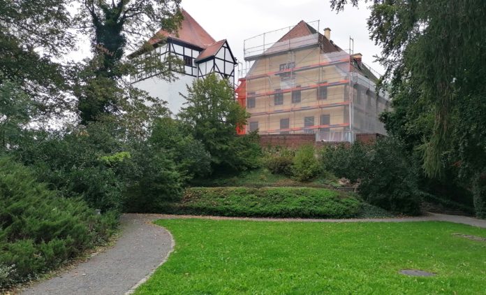 Burg Düben verschleiert