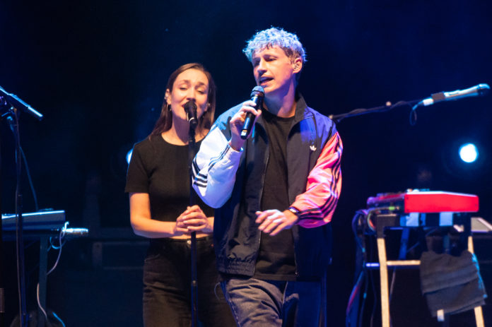Experiment - Konzert von Tim Bendzko unter Corona-Bedingungen in der Arena Leipzig