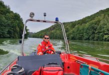 Die Rettungsschwimmer der Wasserwacht Döbeln sind auch in diesem Jahr unter anderem auf der Talsperre Kriebstein unterwegs. Foto: Kati Kügler