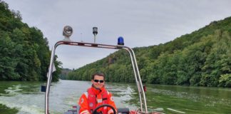 Die Rettungsschwimmer der Wasserwacht Döbeln sind auch in diesem Jahr unter anderem auf der Talsperre Kriebstein unterwegs. Foto: Kati Kügler