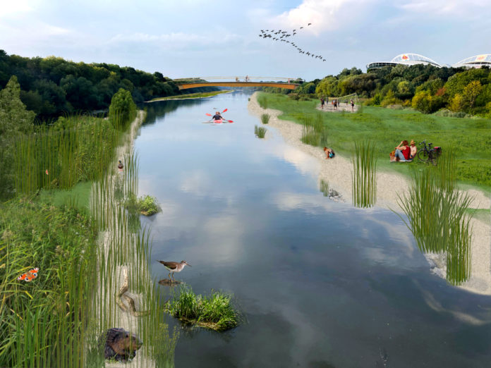 Elsterbecken Fluss