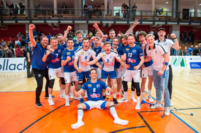 L.E. Volleys Leipzig vs GSVE Delitzsch, Volleyball, 2.Liga, 29.04.2022