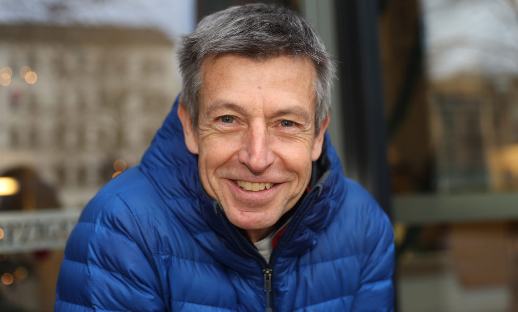 Portrt von Bergsteiger Olaf Rieck im CafeSatz in Leipzig