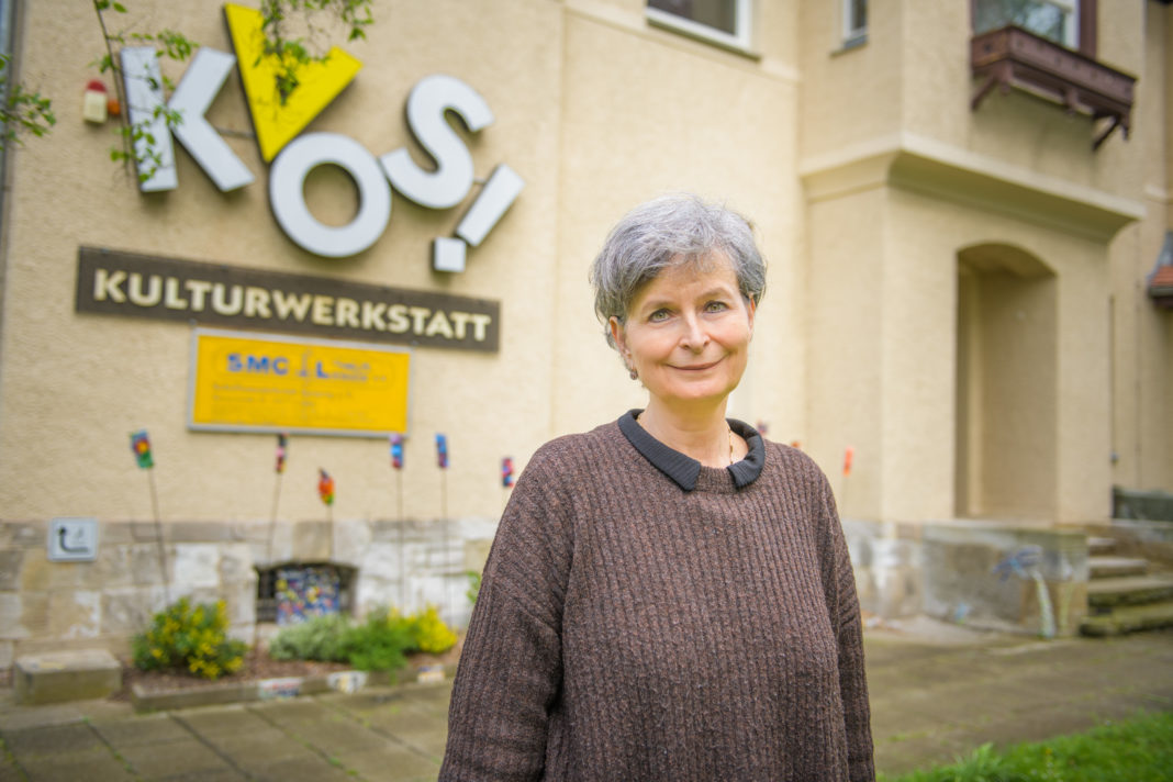 Isabella Hertel-Niemann ist Co-Projektleiterin der KAOS-Kulturwerkstatt. Foto: Eyad Abou Kasem