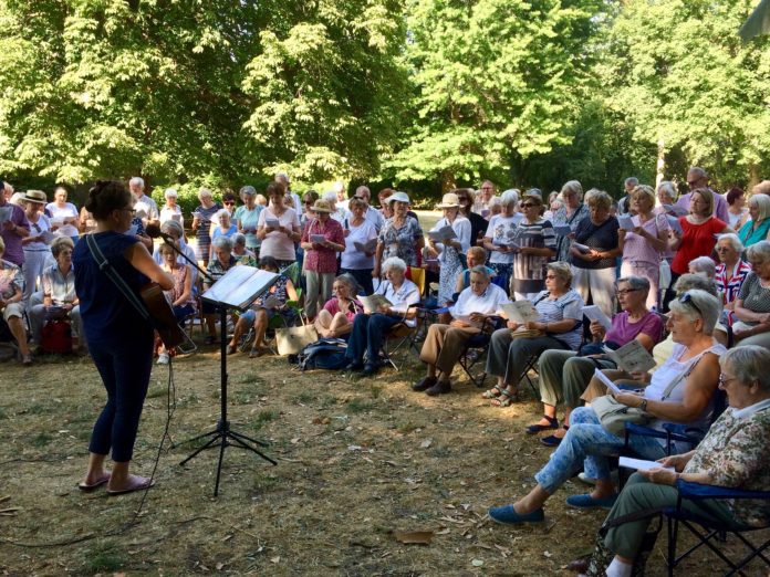 IMG_E7116 Am 24. Mai startet die siebte Saison vom Bürgersingen im Johannapark - pünktlich um 17 Uhr geht es los