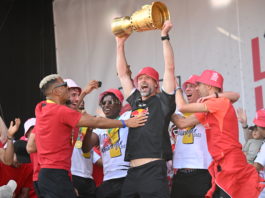 Fanfest von RB Leipzig auf der Festwiese.