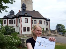 Franziska Huberty ist auch ma&szlig;geblich mitverantwortlich daf&uuml;r, dass Burg Posterstein so familienfreundlich ist.