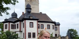Franziska Huberty ist auch maßgeblich mitverantwortlich dafür, dass Burg Posterstein so familienfreundlich ist.