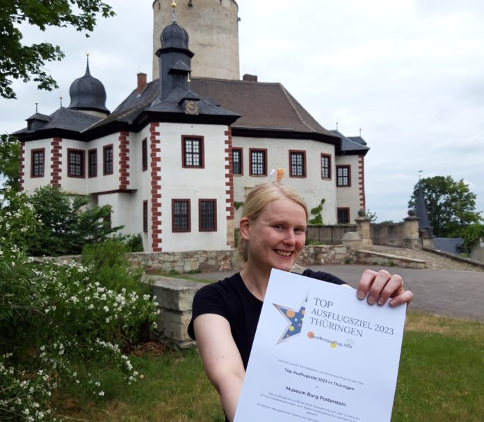 BurgPosterstein_Auszeichnung Franziska Huberty ist auch maßgeblich mitverantwortlich dafür, dass Burg Posterstein so familienfreundlich ist.