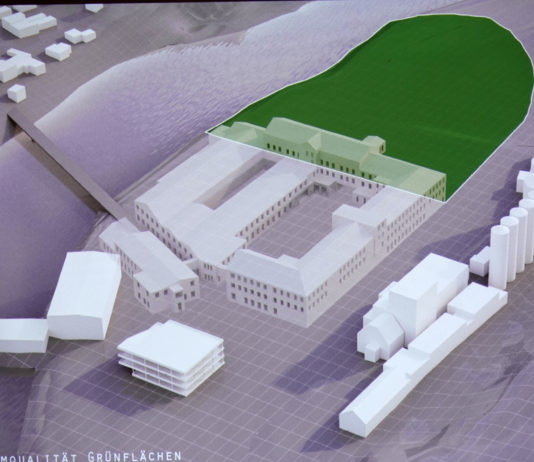 So stellt sich Investor Kai-Uwe Schott von Mann & Schott Architekten Leipzig die zuk&uuml;nftige Papierfabrik Golzern vor. Repro: Thomas Kube
