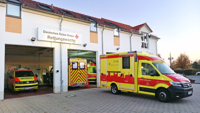 Ausgangspunkt der Rettungseins&auml;tze in der Stadt Delitzsch und im Umland ist die Lehrrettungswache in der Ludwig-Jahn-Stra&szlig;e.