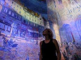 Ab 16. M&auml;rz 2024 kann man im Leipziger Panometer das Kunstwerk "Die Kathedrale von Monet" von Yadegar Asisi sehen.
