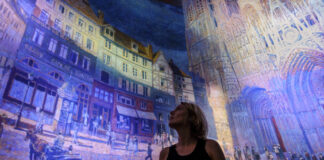 Ab 16. März 2024 kann man im Leipziger Panometer das Kunstwerk "Die Kathedrale von Monet" von Yadegar Asisi sehen.