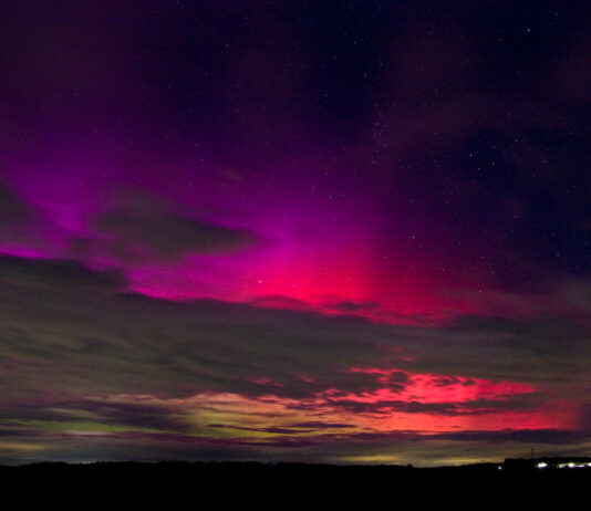 &Uuml;ber dem Kohrener Land waren k&uuml;rzlich Polarlichter zu sehen.