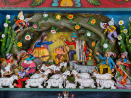 Krippen aus aller Welt sind am dem 1. Advent im Kreismuseum in Grimma zu sehen.