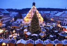 Der Grimmaer Weihnachtsmarkt findet noch bis zum 17. Dezember statt.