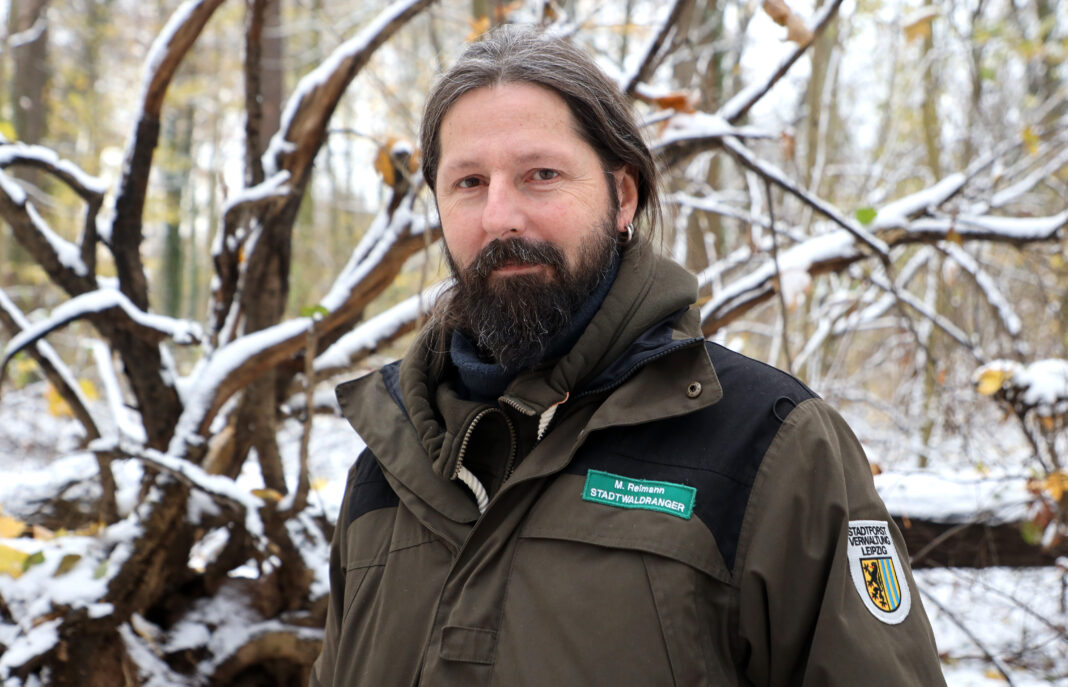 Marko Reimann ist als Stadtwaldranger für den Leipziger Stadtwald zuständig. Foto: André Kempner