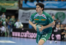 Simon Ernst ist der Käpitän des SC DHfK Leipzig, Foto: Christian Modla