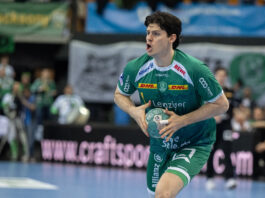 Simon Ernst ist der K&auml;pit&auml;n des SC DHfK Leipzig, Foto: Christian Modla