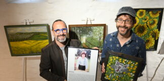 Der Kunst- und Fotoverein Grimma, links deren Vorsitzender Henry Büchler und rechts der künstlerische Leiter des Arbeitskreises Bildnerisches Gestalten, Gerd Müller-Schramm, suchen neue Mitstreiter. Foto: Thomas Kube