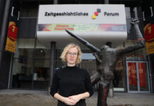 Seit 2020 ist Dr. Uta Bretschneider im Zeitgeschichtlichen Forum und sagt: „So langsam ist es inzwischen mein Haus geworden. Foto: André Kempner