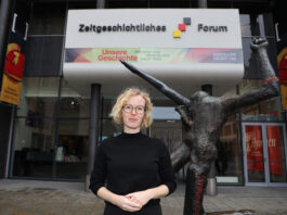 Seit 2020 ist Dr. Uta Bretschneider im Zeitgeschichtlichen Forum und sagt: &bdquo;So langsam ist es inzwischen mein Haus geworden. Foto: Andr&eacute; Kempner