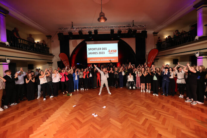 Zur gro&szlig;en Sportparty im Gasthof Kosma wurden verdienstvolle Leistungen aus dem Jahr 2023 gew&uuml;rdigt. Foto: Mario Jahn