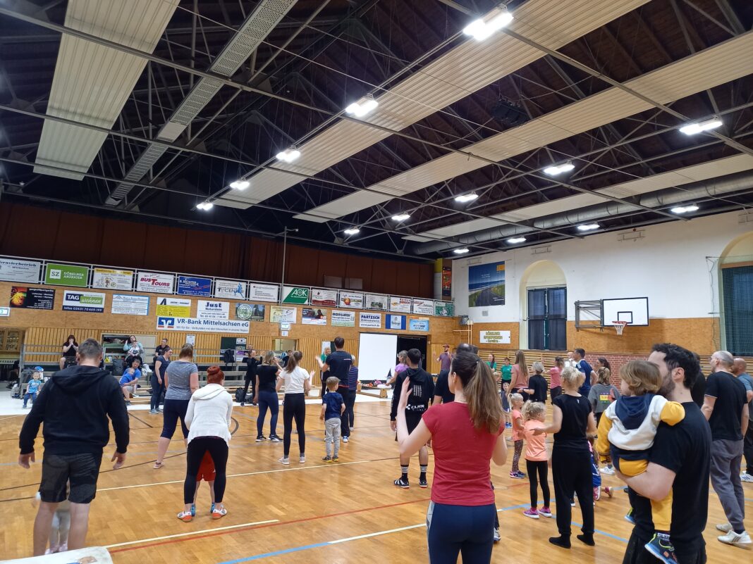 Beim Familiensportfest in der Kindertagesstätte Rößchengrund war viel los. Foto: privat