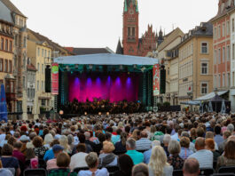 Beim Classic-Open-Air auf dem Altenburger Markt spielte das Philharmonische Orchester Altenburg Gera im Vorjahr &bdquo;Hollywood Sounds &ndash; Die gr&ouml;&szlig;ten Filmmusik-Hits&ldquo; Foto: Mario Jahn