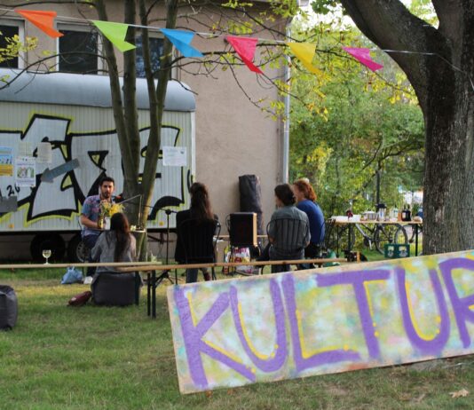Auch im Vorjahr gab es schon einen Pop-Up-Stand des Mitmach-Caf&eacute;s Wurzen. Foto: MiCa