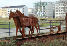 Wie sieht es mal aus, das Jahrtausendfeld in Leipzig? Drei Entwürfe für den Schulneubau sind in der Auswahl. Foto: André Kempner