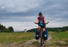 Die Leipziger Autorin Rebecca Maria Salentin radelte 10.000 Kilometer mit dem Rad am Eisernen Vorhang vom Schwarzen Meer bis zur Barentssee. Foto: privat