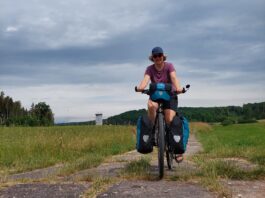 Die Leipziger Autorin Rebecca Maria Salentin radelte 10.000 Kilometer mit dem Rad am Eisernen Vorhang vom Schwarzen Meer bis zur Barentssee. Foto: privat