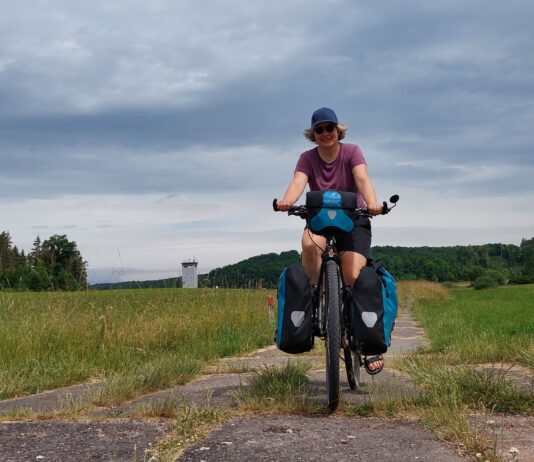 Die Leipziger Autorin Rebecca Maria Salentin radelte 10.000 Kilometer mit dem Rad am Eisernen Vorhang vom Schwarzen Meer bis zur Barentssee. Foto: privat