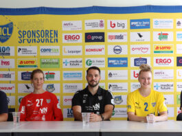 Blicken voraus auf die neue Spielzeit 2024/2025: Torsten Brunnquell, Nele Kurzke, Erik T&ouml;pfer, Pauline Uhlmann und Ronald Schierbok (v.l.) Foto: Andr&eacute; Kempner