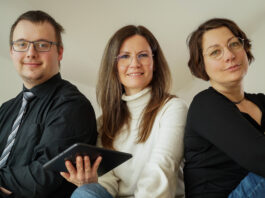 Die bereichern die Vorschulbildung mit einer Lern-App aus Leipzig: Maximilian Wende, Dr. Sabine V&ouml;lkel und Aud Peters haben in diesen Tagen "PiAS Lernreise" ver&ouml;ffentlicht. Foto: PiAS Eduaction