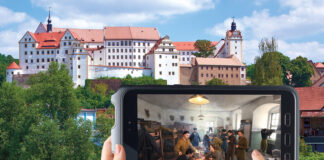 Der neue virtuelle Rundgang im Schloss Colditz wird von den Besuchern gut angenommen. Foto: Sylvio Dittrich
