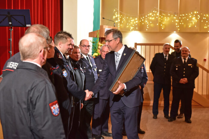 Auszeichnungsveranstaltung der Rettungskr&auml;fte im Landkreis Nordsachsen 2024 Foto: Alexander Bley/Landratsamt Nordsachsen