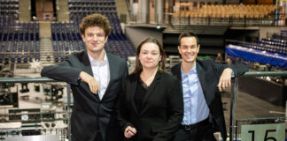 Blicken zufrieden zurück und optimistisch voraus: Matthias Kölmel, Iris Rackwitz und Philipp Franke (v.l.). Foto: Christian Modla