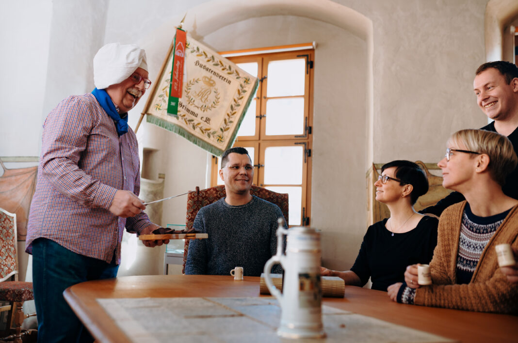 In Grimma werden auch kulinarische Stadtführungen angeboten. Foto: David Rieger/Redok Art