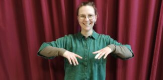 Sie hilft im Bürgerverein Messemagistrale, Stürze zu vermeiden: Svenia Zimnik. Foto: U. Langer