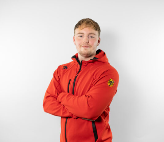 Macht im Nationalmannschafts-Outfit eine gute Figur: Tim Kesseler. Foto: Arvid Kaffke