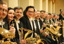 Die Sächsische Bläserphilharmonie gibt zwei Konzerte in Grimma. Foto: Stefanie Schennerlein