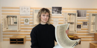 Eine neue Ausstellung informiert über „Ausgrenzung,Arbeitszwang & Abweichung“ in der Riebeck- straße 63: Annkathrin Richter hat an der Aufbereitung der Geschichte mitgearbeitet. Foto: André Kempner